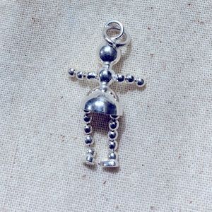 Sterling Silver Girl Charm